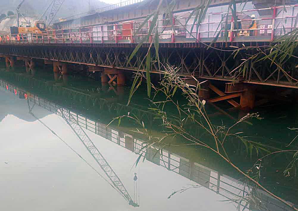 承載式、裝配式臨時鋼便橋載重等級