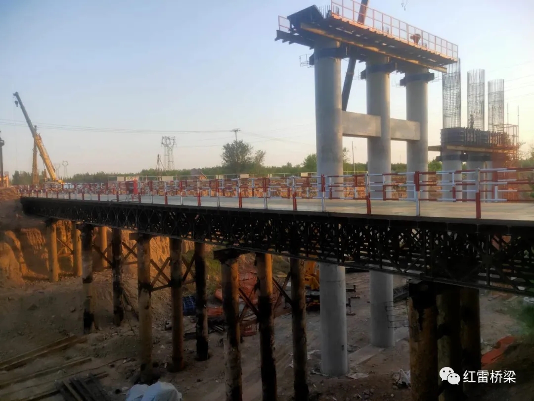 河北京德高速霸州鋼便橋工程