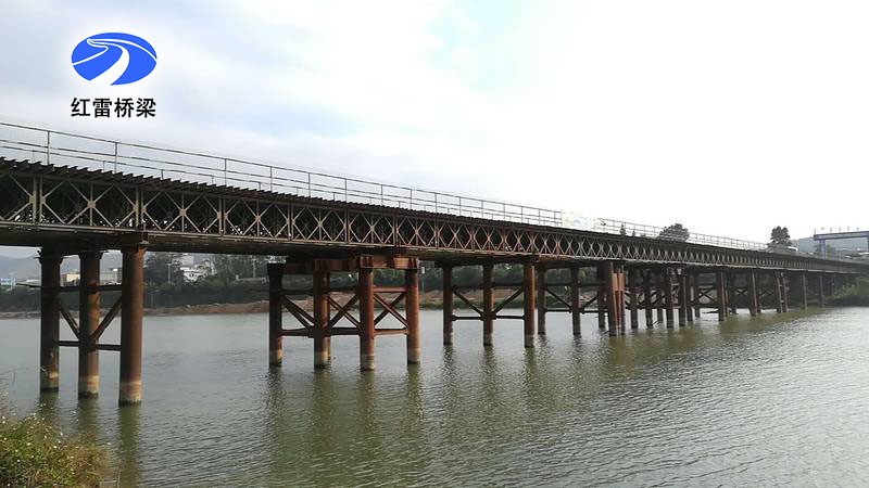 高明至恩平高速公路第TJ3合同段鋼便橋施工