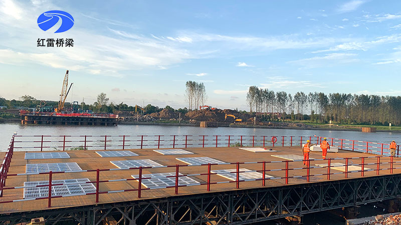 通錫高速公路海門至通州段TXGS-LJ2項目一分部鋼平臺鋼便橋