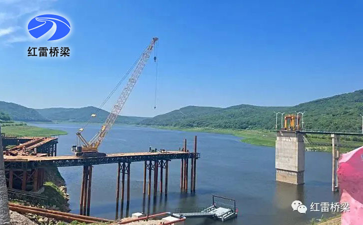 黑龍江雙鴨山市寒蔥溝水庫交通橋建設-助力防汛備汛工作