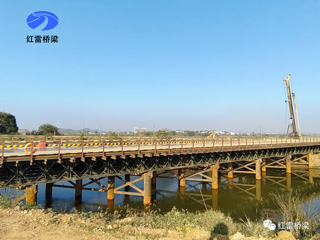 銅商高速無為至巢湖段——不一樣的環境，我們做不一樣的鋼便橋