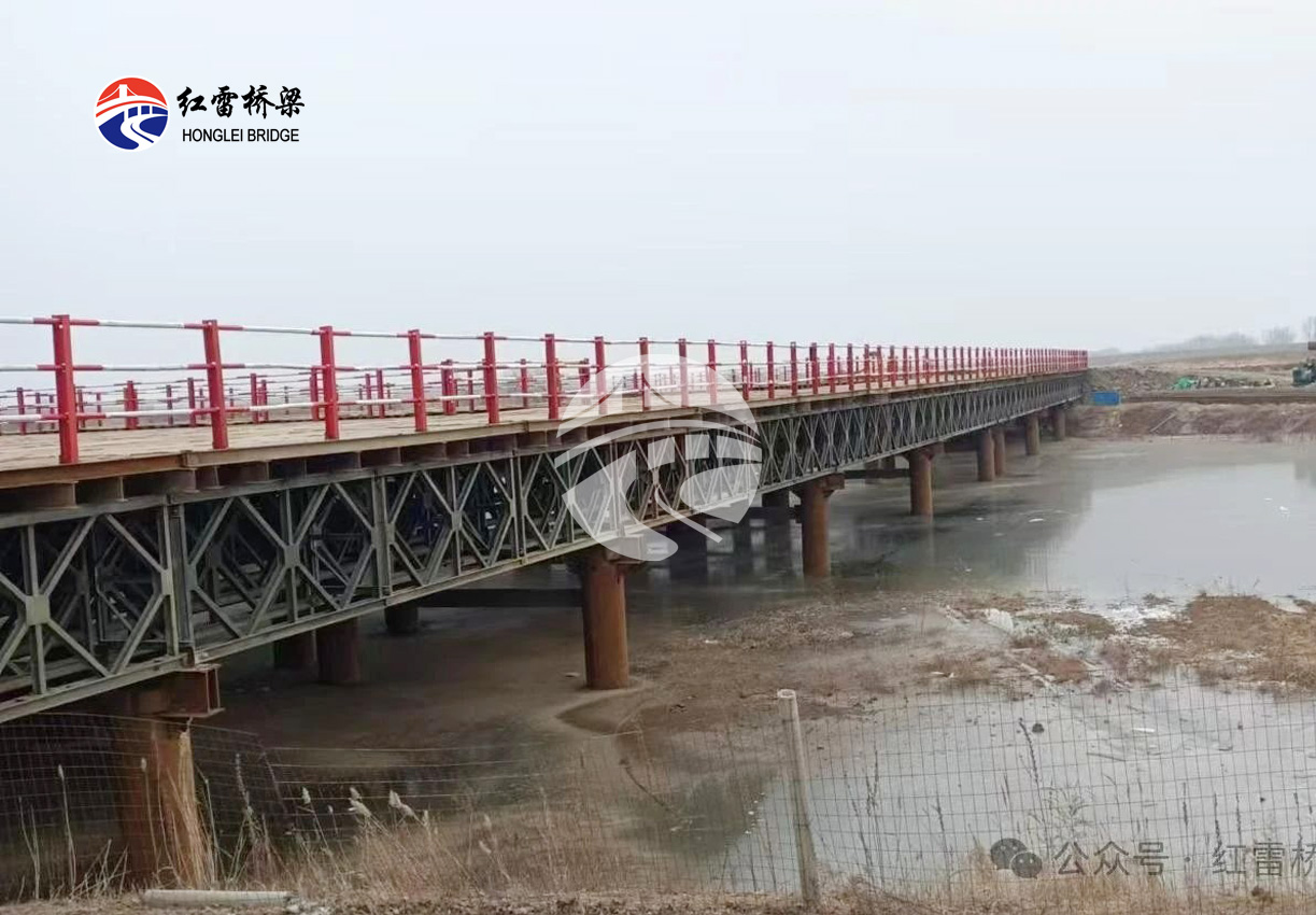 黑龍江省佳木斯至同江鐵路擴能改造工程鋼便橋施工