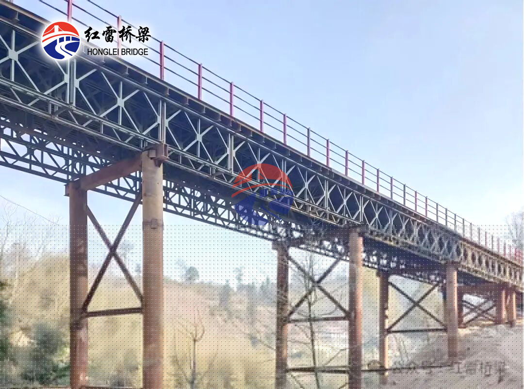 安徽六安安吉至旌德高速——再度施工鋼棧橋兩座